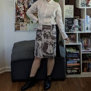 Victorian Print Skirt